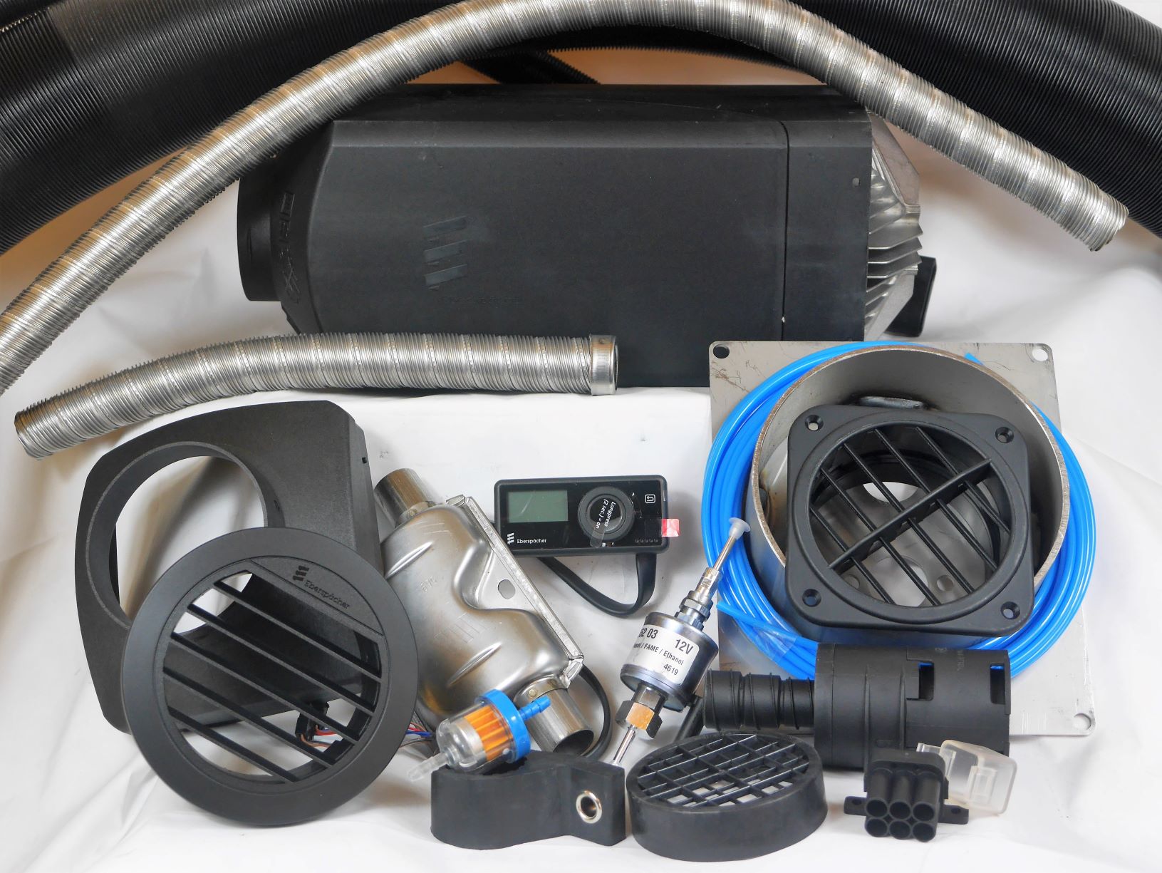 NEW – Eberspacher D4L Diesel Air Heater Full Installation Kit (12V